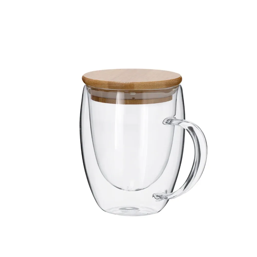 Taza Térmica Helmar 300 ml em Cristal Borosilicato