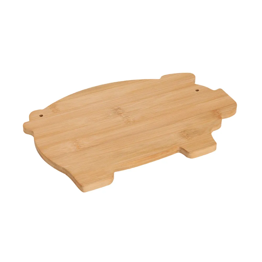 Tábua de Cozinha em Bambu com Design de Porquinho