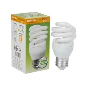 Foco fluorescente, 13 W, Luz de dí, Base E27 Tecnolite