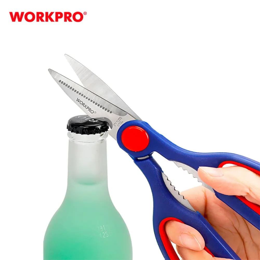 Tesouras Workpro 250mm ço inoxidável