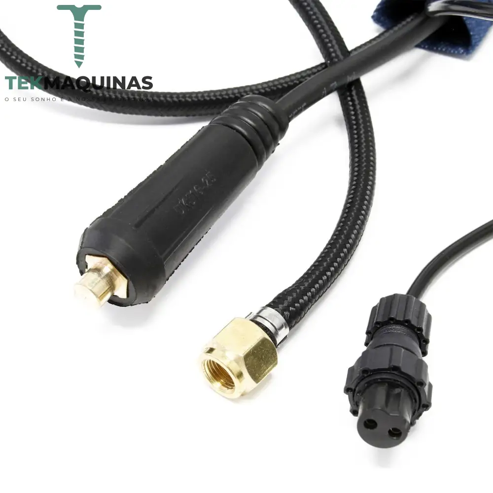 Tocha de TIG universal (com botao eletrico caso necessario)