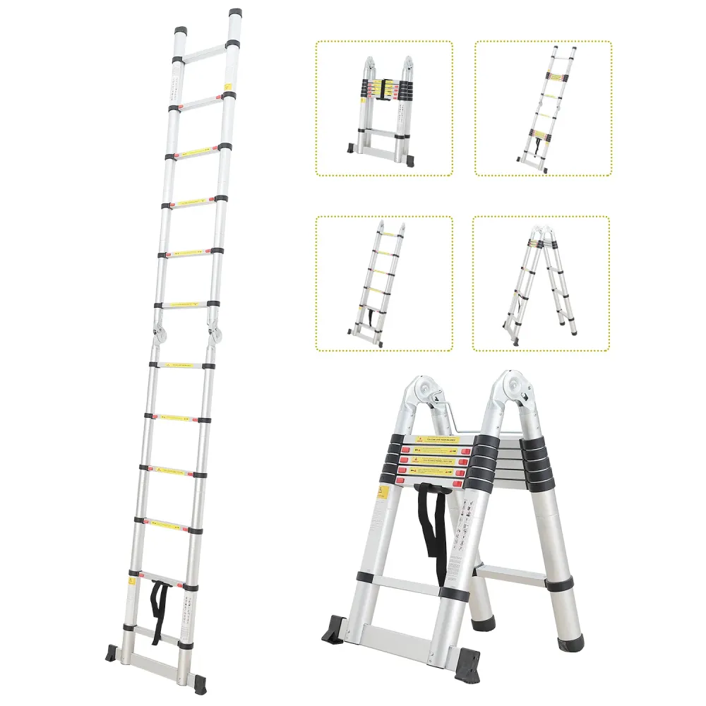 Escada Multifuncional 3,8m Todeco
