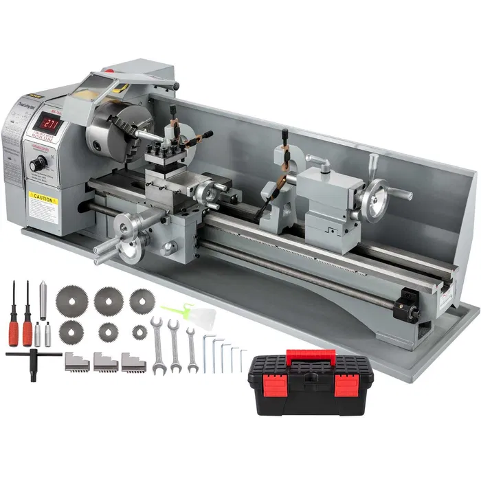 Torno de metal Mini torno 8,7 x 29,5 polegadas 750 W