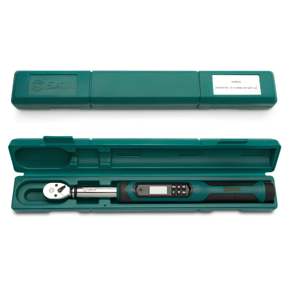 Torquimetro Digital Ângulo 3/8" 13,5-135Nm ST96533 Sata