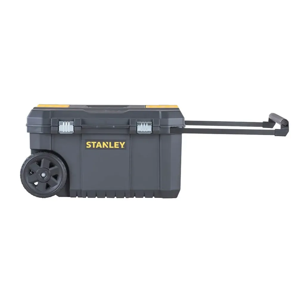 Baú de transporte Stanley 50L Essential com fechos metálicos STST1-80150