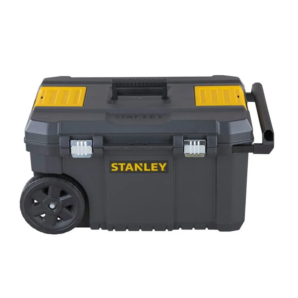 Baú de transporte Stanley 50L Essential com fechos metálicos STST1-80150