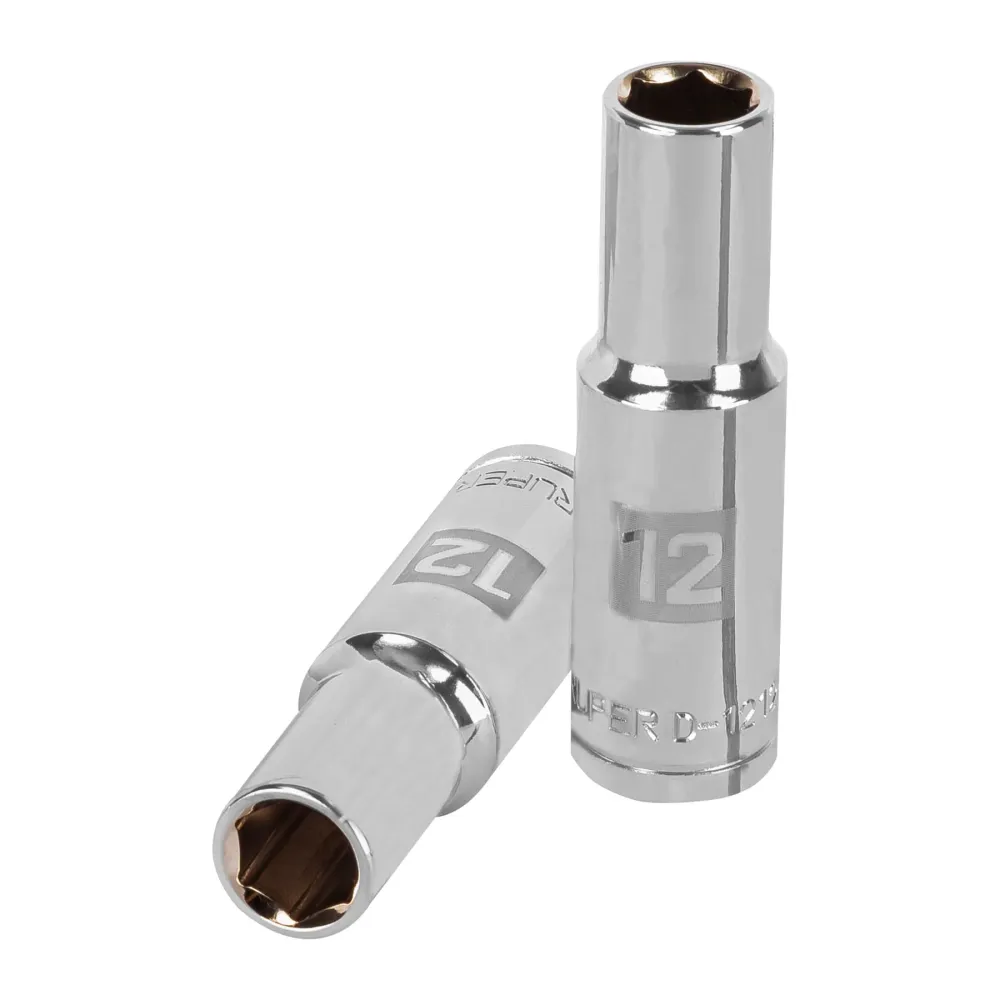 Dado Cuadro 1/2" Largo de 6 Puntas Truper 12 mm