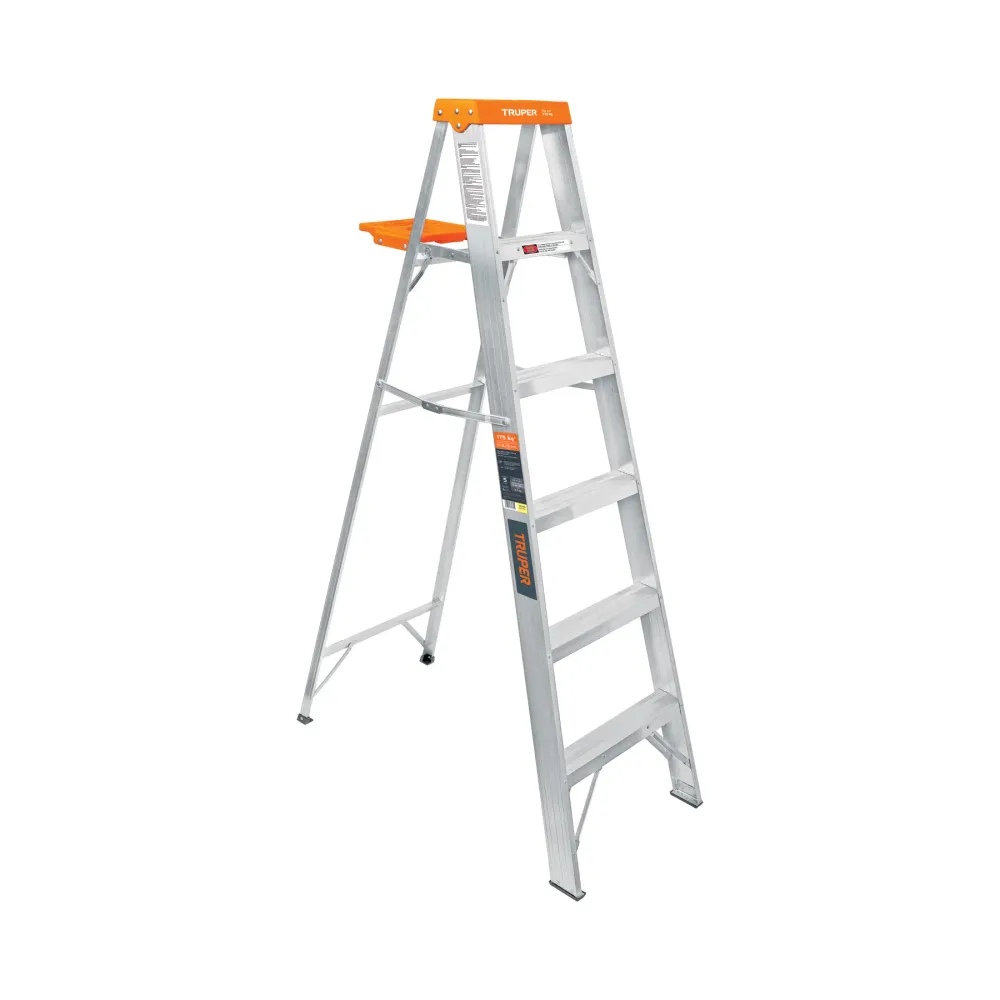 Escalera Tipo Tijera Tipo II Truper 5 Peldaños con Bandeja