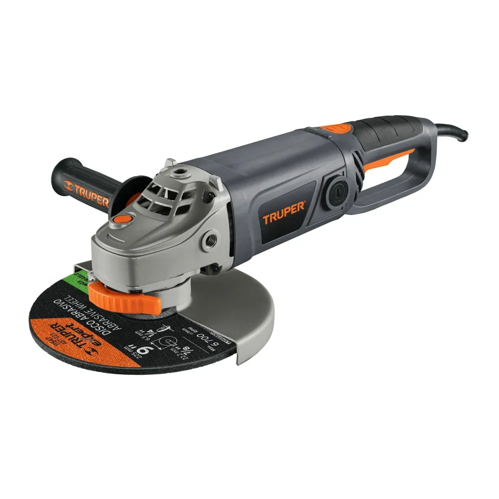 Esmeriladora Angular 9" - 2,100 Watts Truper Industrial