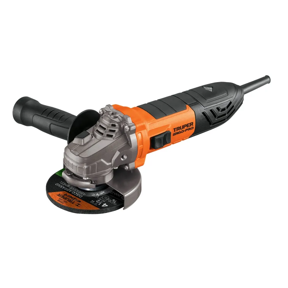 Esmeriladora Angular 4"1/2 - 850 Watts Truper ERGO-PRO