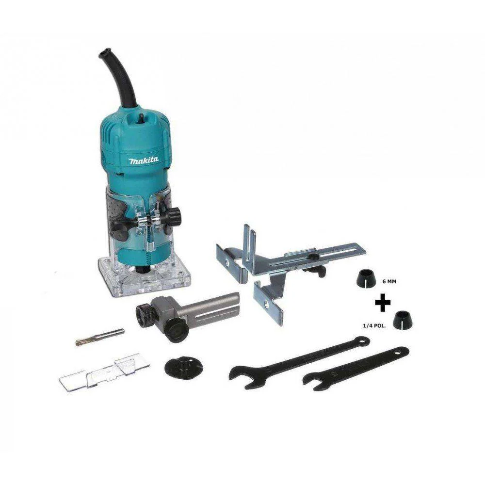 TUPIA DE LAMINAÇÃO 6MM 3709-220V COM BASE ARTICULADA 530W MAKITA