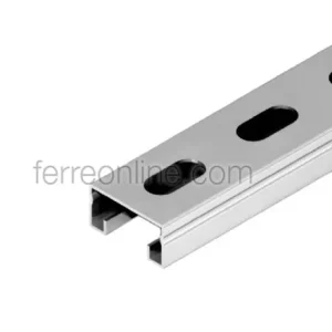 UNICANAL PERFORADO 4 X 4 CM CALIBRE 18 (TRAMO 3MTS)