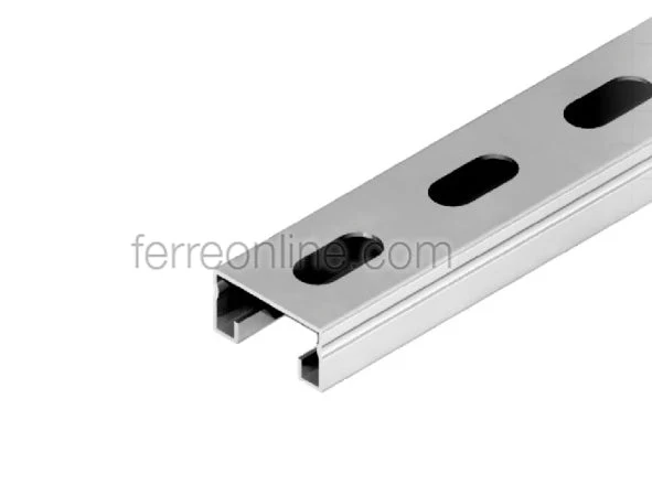 UNICANAL PERFORADO 4 X 4 CM CALIBRE 18 (TRAMO 3MTS)