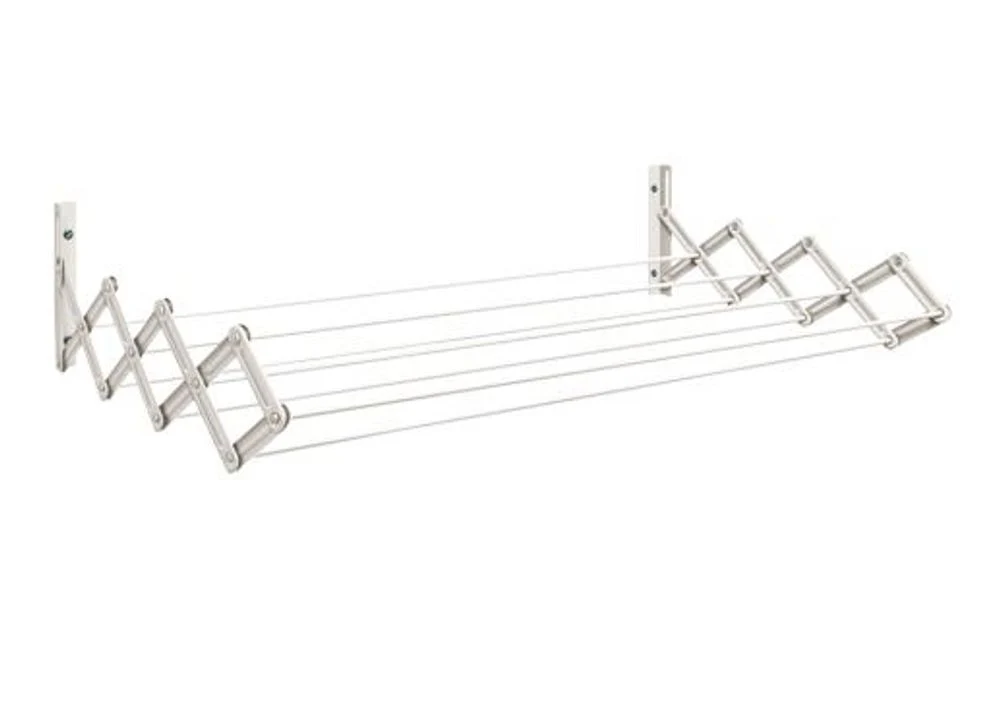 VARAL SANFONADO BRANCO 1M