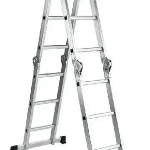 ESCALERA MULTI PLEGABLE ALUMINIO 12 PEL 3.7 MT VARIOS