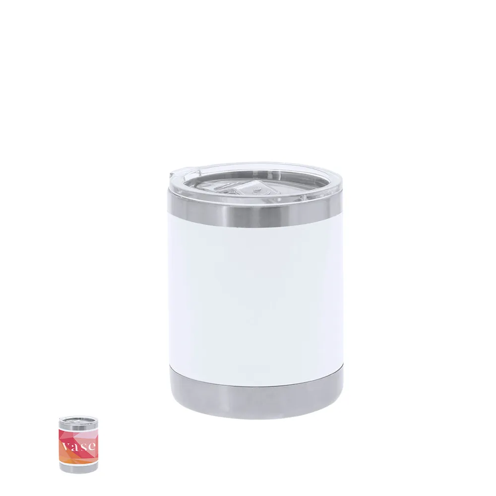 Vaso Térmico Branco 380ml com Dosificador Fácil