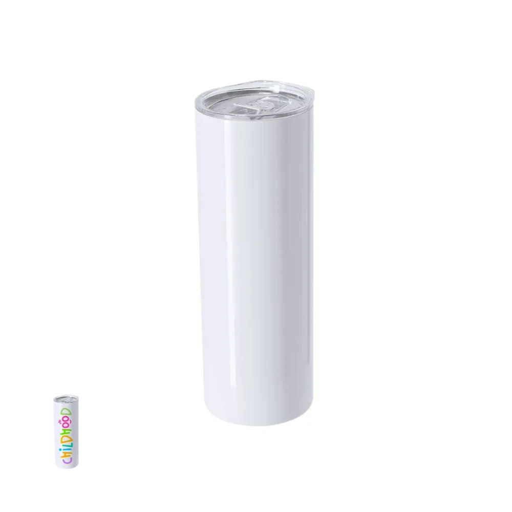 Vaso Térmico Mizu 600ml em ço Inox Branco
