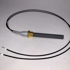 Vela de ignição cerâmica 350W fogão de pellets L=8cm D=1,2cm Haas & Sohn