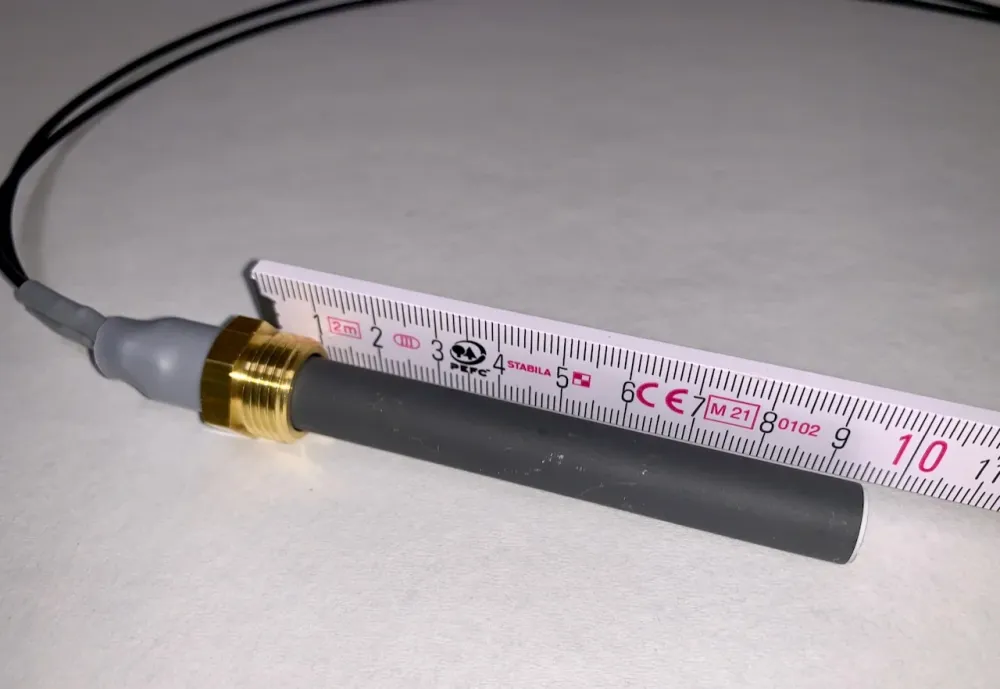 Vela de ignição cerâmica 350W fogão de pellets L=8cm D=1,2cm Haas & Sohn