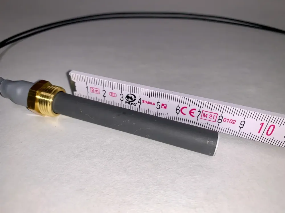 Vela de ignição cerâmica 350W fogão de pellets L=8cm D=1,2cm Haas & Sohn