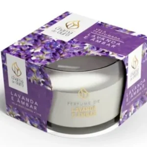 Vela Perfumada 70g Lavanda e Ambar