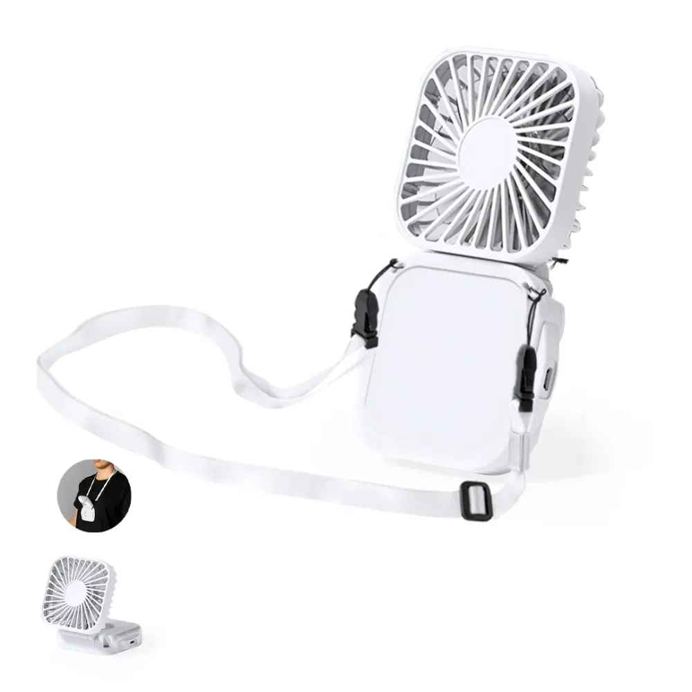 Ventilador Portátil Benard com 3 Velocidades e Bateria USB