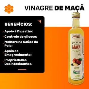 Vinagre de Maçã Orgânico - 500ml
