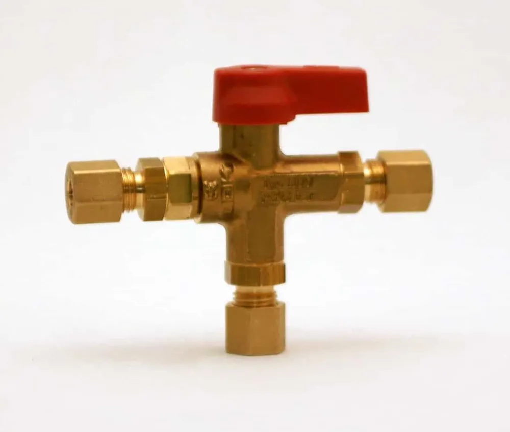 Válvula de comutação 8 mm para inserção de aquecimento de forno/óleo