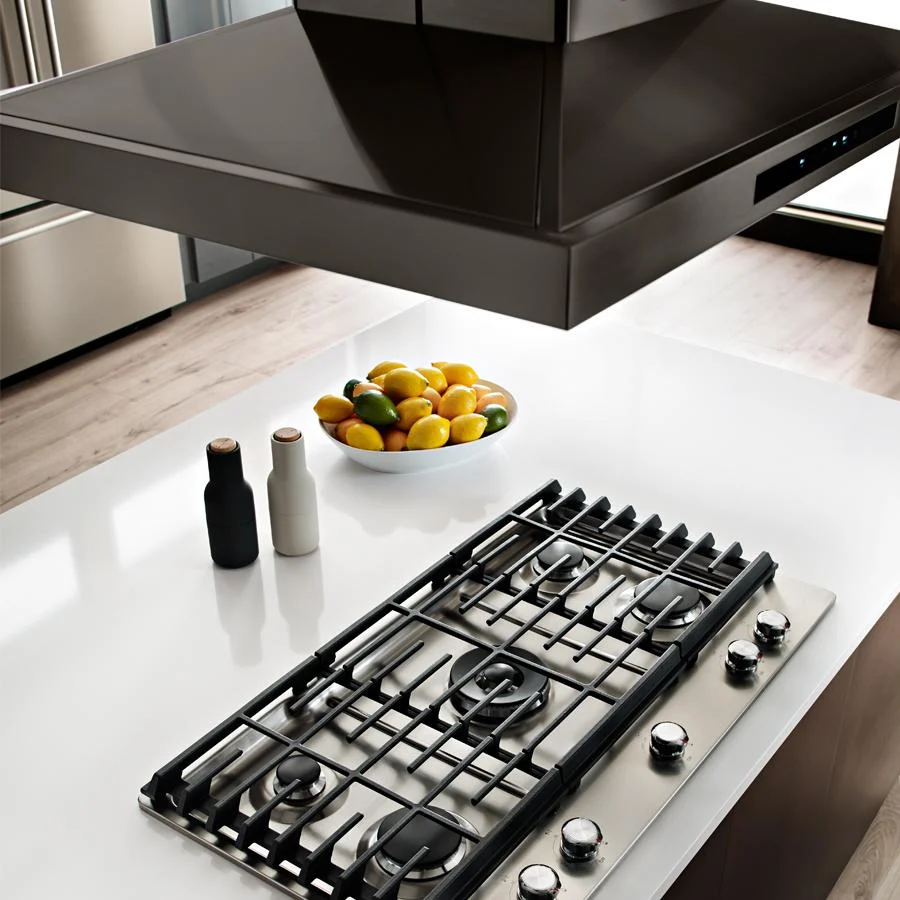 Campana de Isla 36" KitchenAid KVIB606DBS Whirlpool