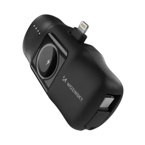 Wozinsky WF16-YLS 5000 mAh 15 W Lightning/USB-C/Apple Watch - Preto