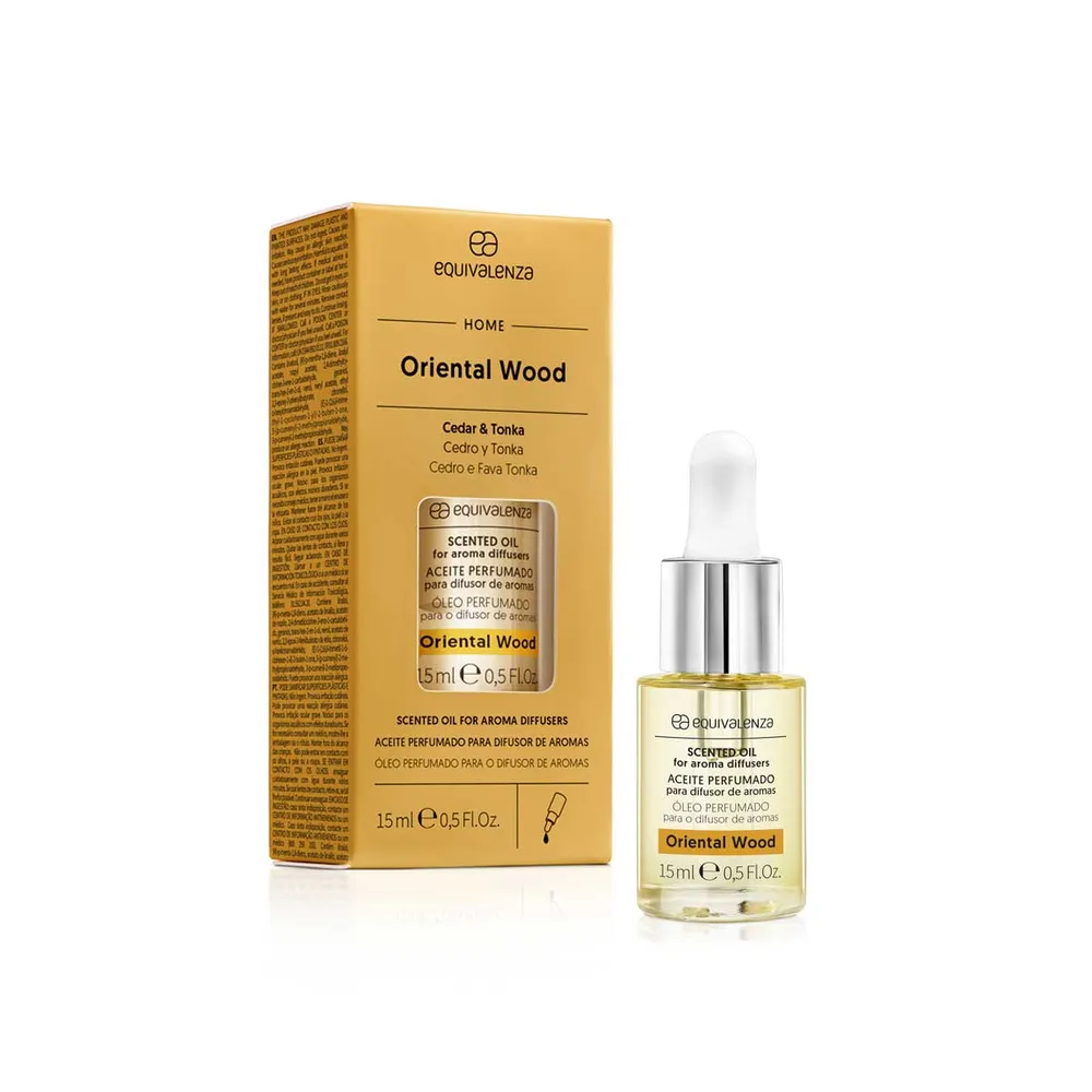 Sintético para Direção Óleo perfumado hidrossolúvel Oriental Wood (cedro e tonka)