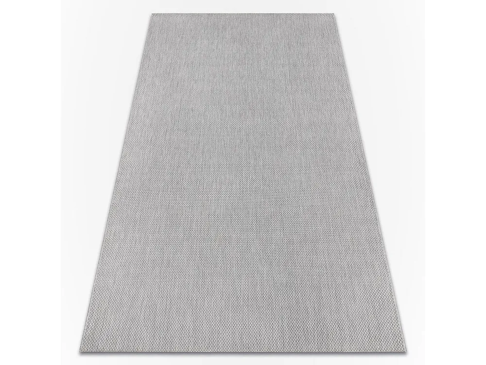 Resistente à Água Tapete prumo SIZAL FLAT 48663/320 cinzento Cor sólida 200x290 cm