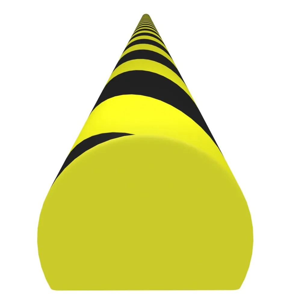 Grade Reforçada Protetor de canto 4x3x100 cm PU amarelo e preto