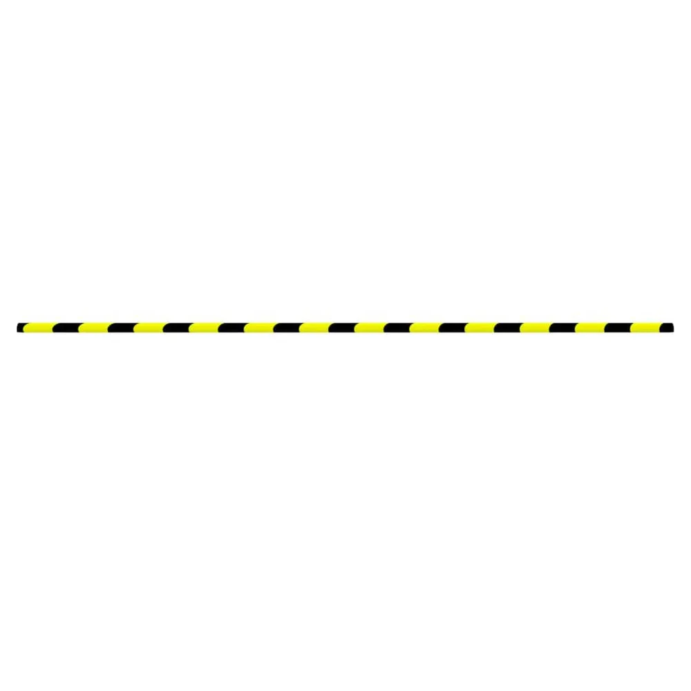 Grade Reforçada Protetor de canto 4x3x100 cm PU amarelo e preto