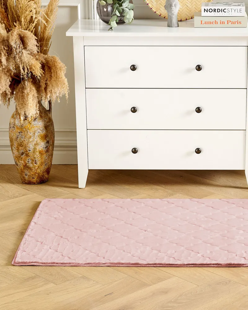 Faux Rabbit Fur Rug 80 x 150 cm Chiclete GHARO