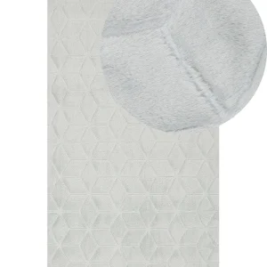 Faux Rabbit Fur Rug 80 x 150 cm Mint Grey THATTA