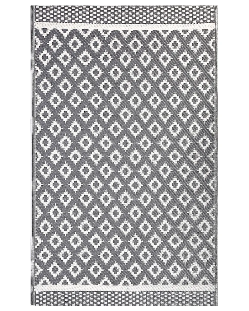 Outdoor Area Rug 120 x 180 cm Grey THANE