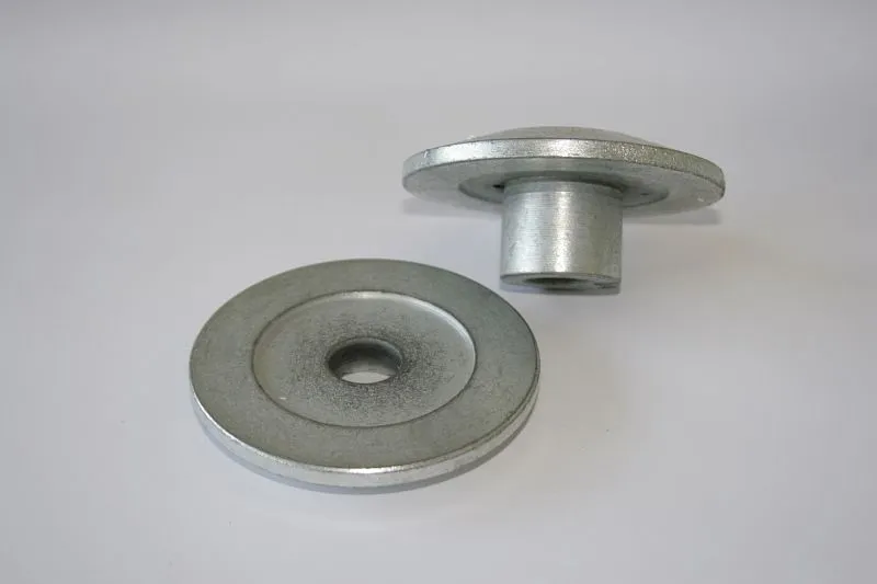 Par de flanges ELMAG Ø 68 mm No. 3+6 para DSM 175+200, DSM 914/200 e EUROGRIND 200+250 eixo 16mm, 9601118