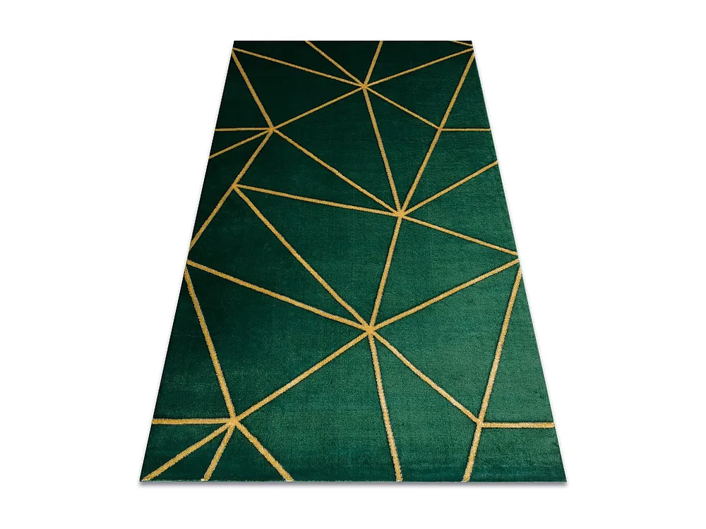 Tapete EMERALD exclusivo 1013 glamour, à moda geométrico garrafa ver 120x170 cm
