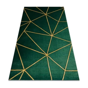 Tapete EMERALD exclusivo 1013 glamour, à moda geométrico garrafa ver 120x170 cm