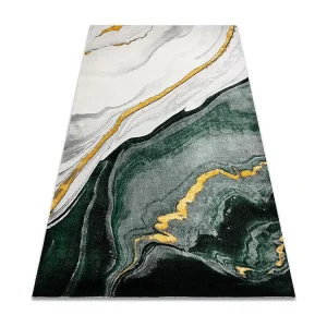 Tapete EMERALD exclusivo 1017 glamour, à moda mármore garrafa verde 80x150 cm