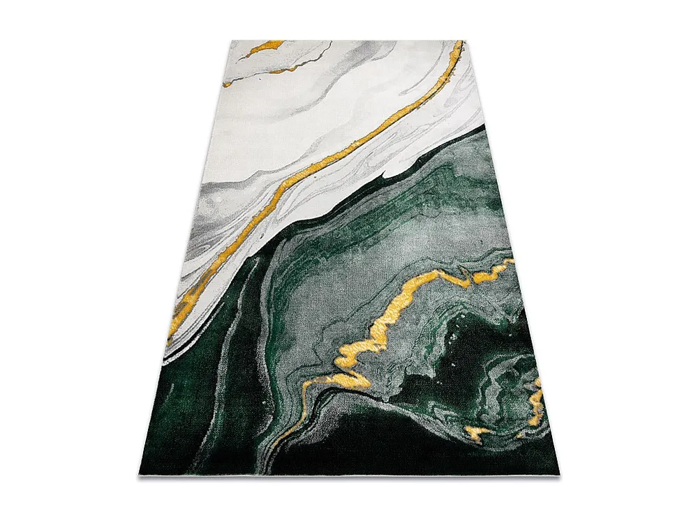 Tapete EMERALD exclusivo 1017 glamour, à moda mármore garrafa verde 160x220 cm