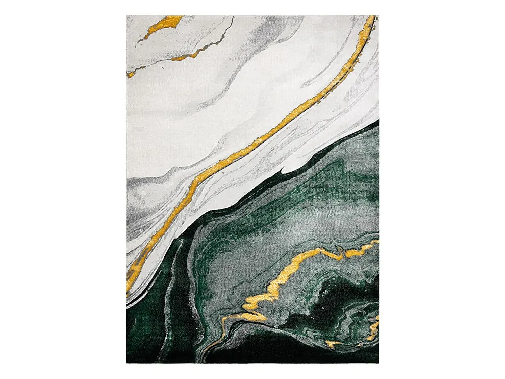 Tapete EMERALD exclusivo 1017 glamour, à moda mármore garrafa verde 160x220 cm