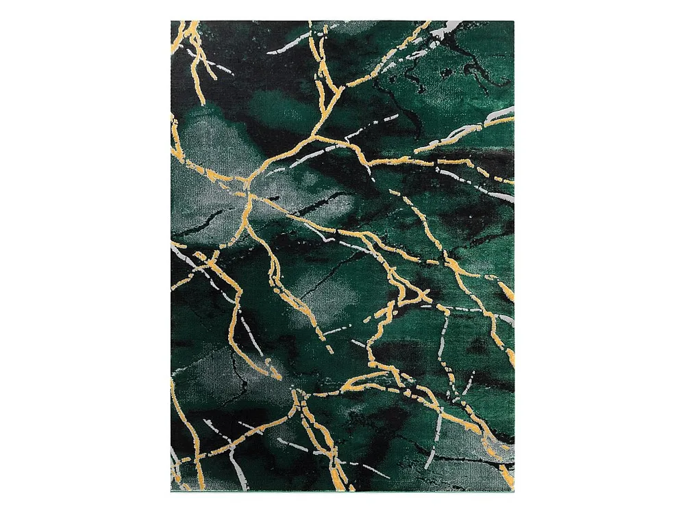Tapete EMERALD exclusivo 1018 glamour, à moda mármore garrafa verde 160x220 cm