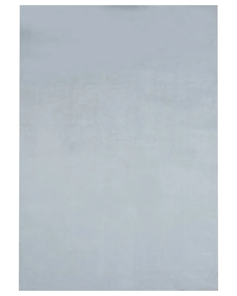 Faux Rabbit Fur Rug 160 x 230 cm Mint Grey MIRPUR