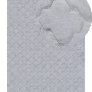 Faux Rabbit Fur Rug 160 x 230 cm Grey GHARO
