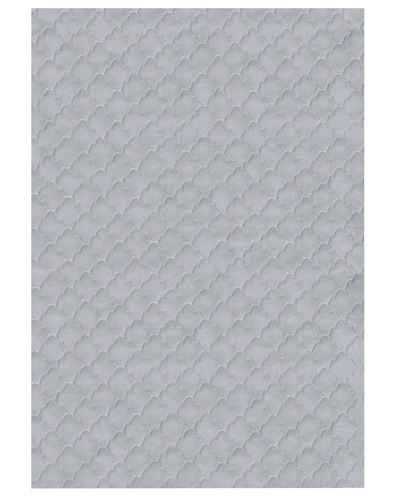 Faux Rabbit Fur Rug 160 x 230 cm Grey GHARO