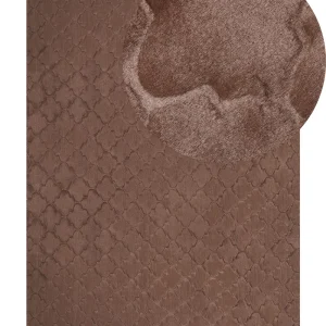 Faux Rabbit Fur Rug 160 x 230 cm Café GHARO
