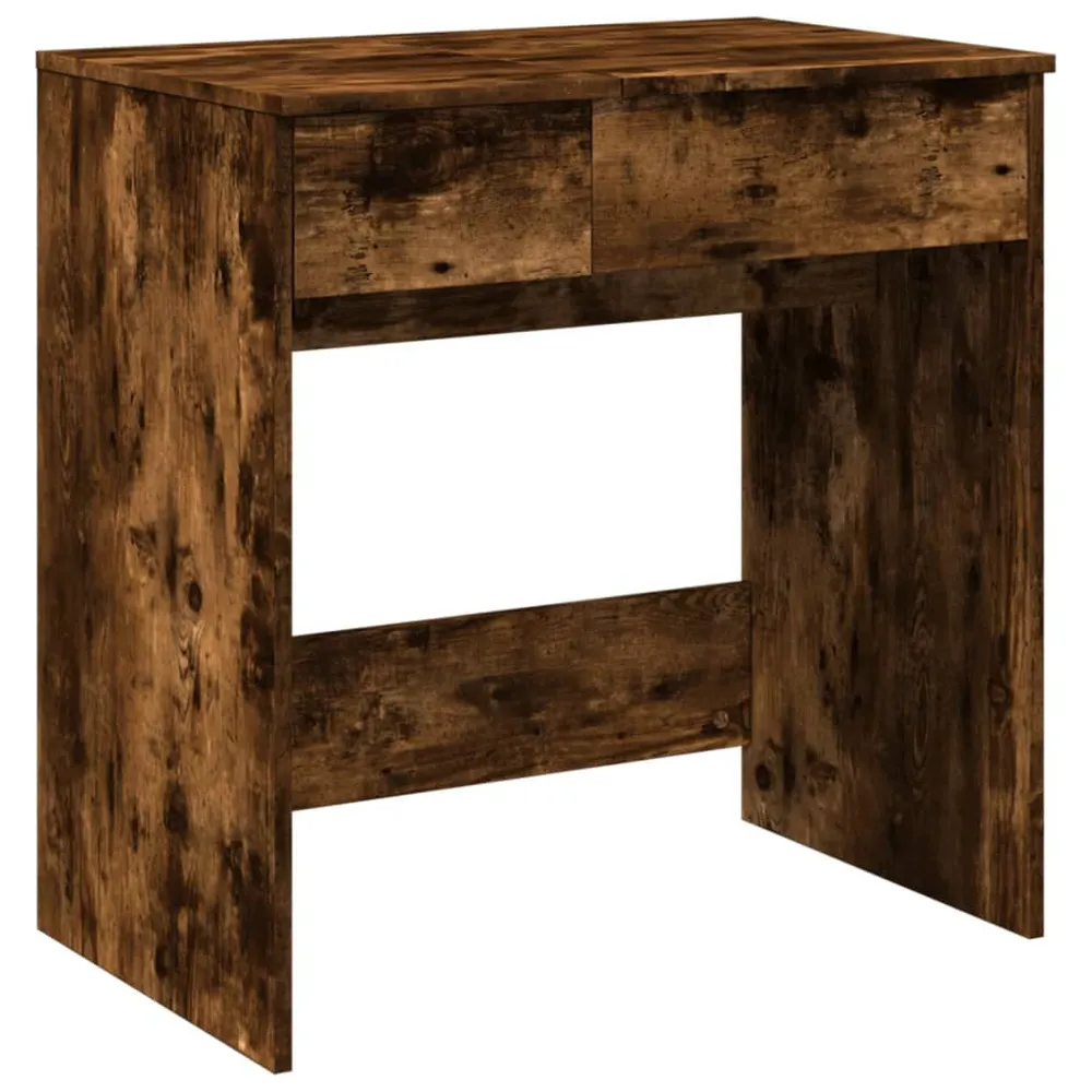 Toucador com espelho 73x46,5x120 cm cor carvalho fumado