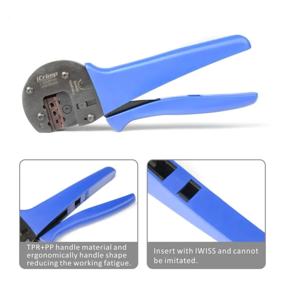 Ferramenta de crimpagem de painel solar IWS-2546S para 2,5/4/6 mm2 iCrimp